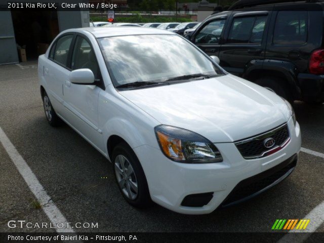 2011 Kia Rio LX in Clear White