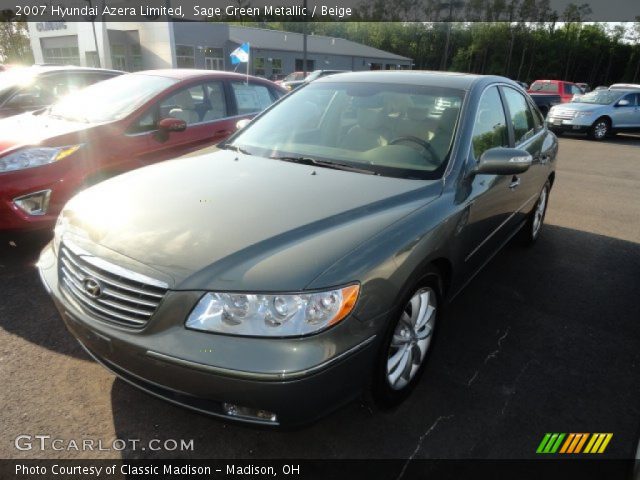 2007 Hyundai Azera Limited in Sage Green Metallic