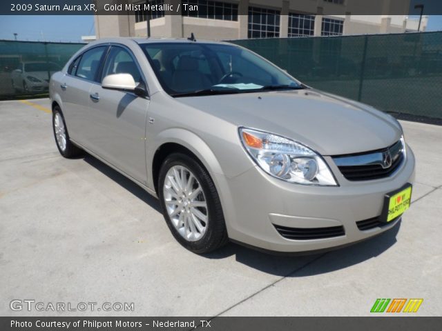 2009 Saturn Aura XR in Gold Mist Metallic