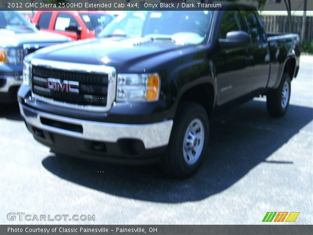 2012 GMC Sierra 2500HD Extended Cab 4x4 in Onyx Black