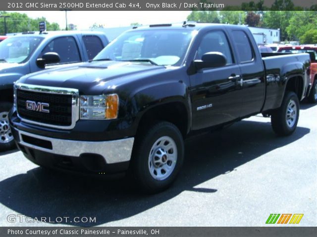 2012 GMC Sierra 2500HD Extended Cab 4x4 in Onyx Black