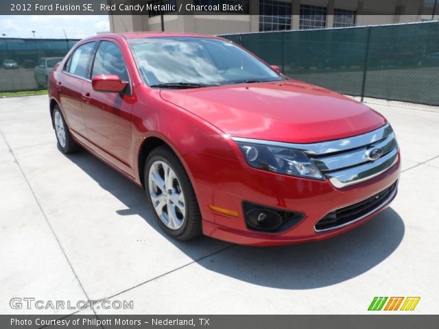 2012 Ford Fusion SE in Red Candy Metallic