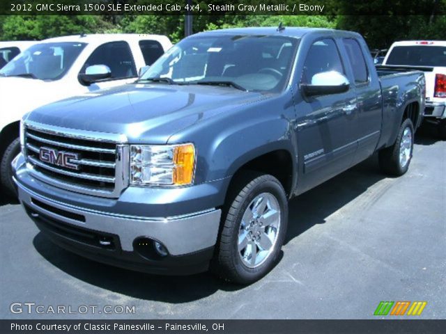 2012 GMC Sierra 1500 SLE Extended Cab 4x4 in Stealth Gray Metallic