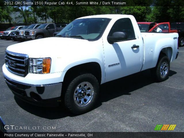 2012 GMC Sierra 1500 Regular Cab 4x4 in Summit White