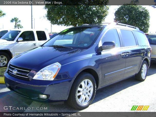 2006 Kia Sedona EX in Velvet Blue