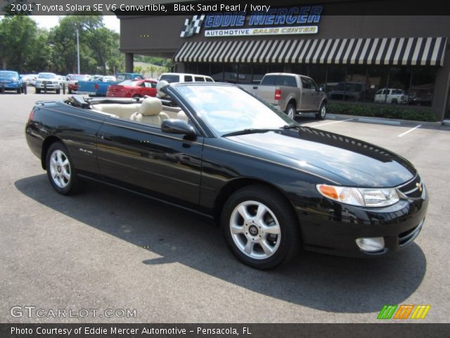 2001 Toyota Solara SE V6 Convertible in Black Sand Pearl