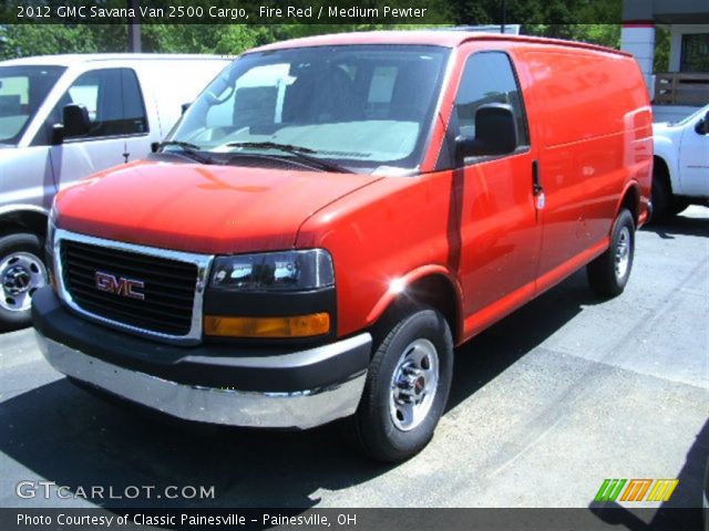 2012 GMC Savana Van 2500 Cargo in Fire Red