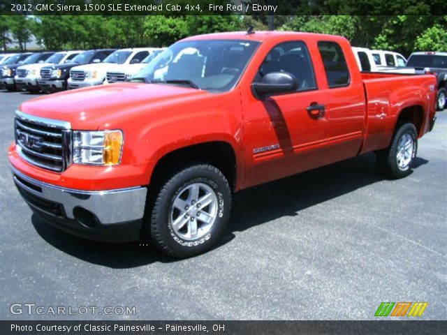 2012 GMC Sierra 1500 SLE Extended Cab 4x4 in Fire Red