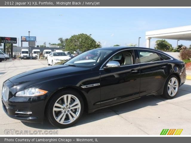 2012 Jaguar XJ XJL Portfolio in Midnight Black