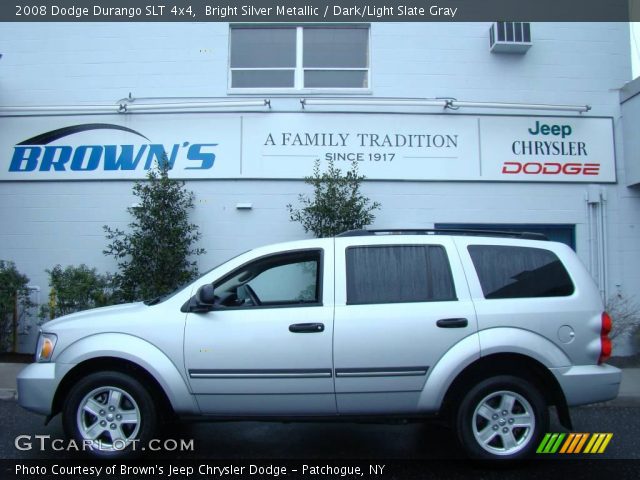 2008 Dodge Durango SLT 4x4 in Bright Silver Metallic