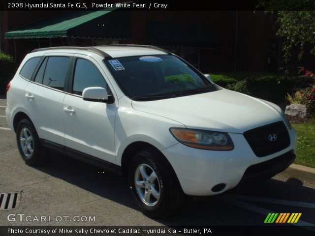 2008 Hyundai Santa Fe GLS in Powder White Pearl