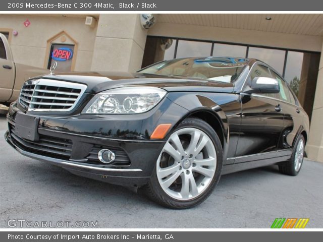 2009 Mercedes-Benz C 300 4Matic in Black