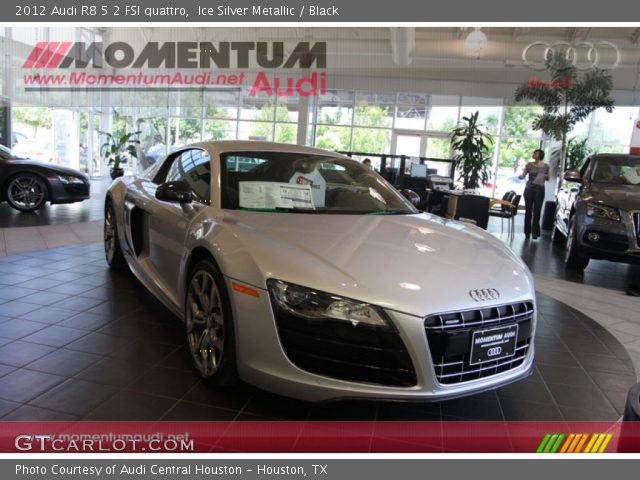 2012 Audi R8 5.2 FSI quattro in Ice Silver Metallic