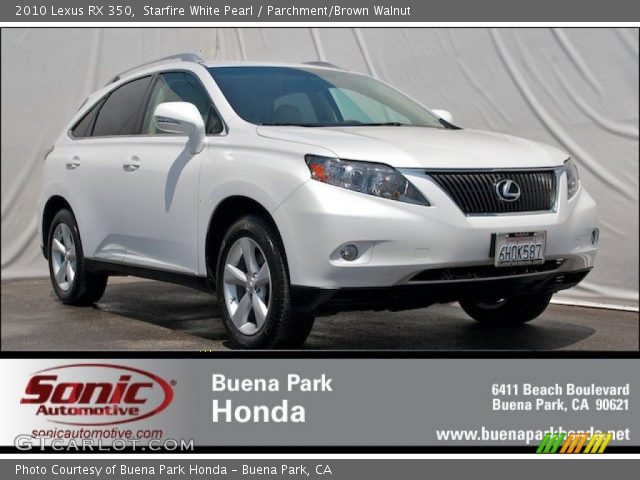 2010 Lexus RX 350 in Starfire White Pearl