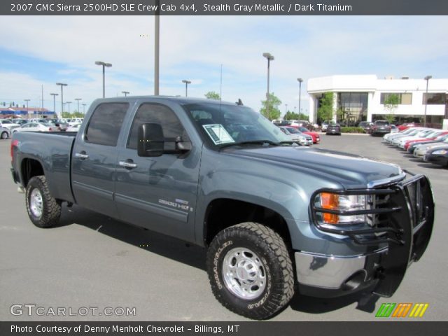 2007 GMC Sierra 2500HD SLE Crew Cab 4x4 in Stealth Gray Metallic