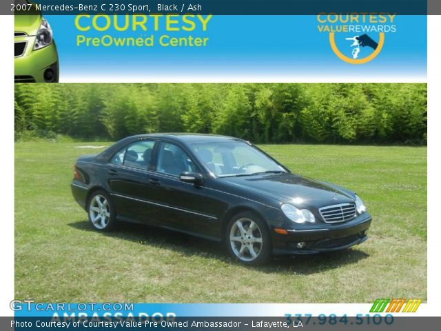 2007 Mercedes-Benz C 230 Sport in Black