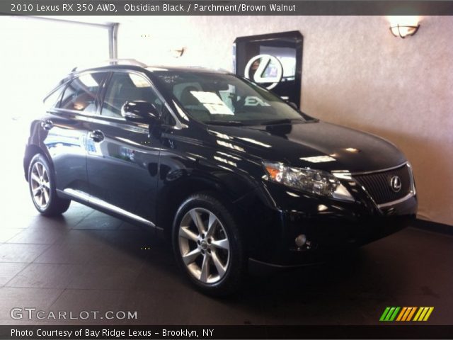 2010 Lexus RX 350 AWD in Obsidian Black