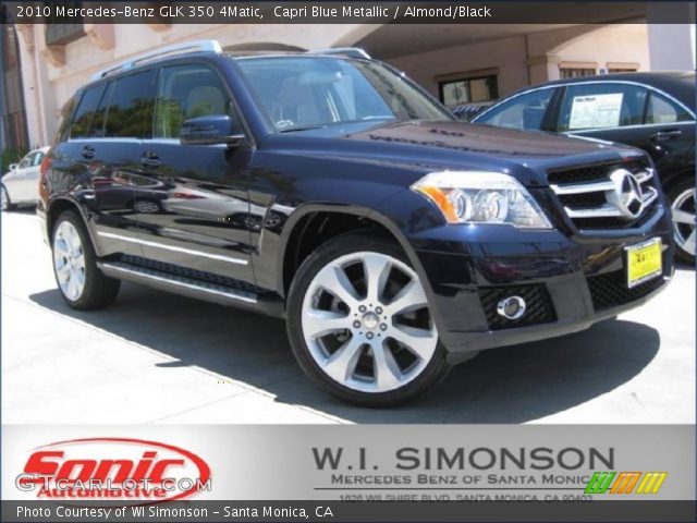 2010 Mercedes-Benz GLK 350 4Matic in Capri Blue Metallic