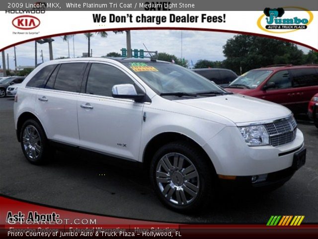 2009 Lincoln MKX  in White Platinum Tri Coat