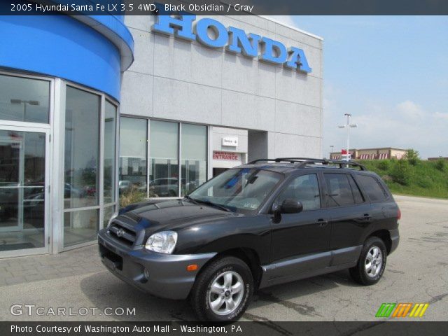 2005 Hyundai Santa Fe LX 3.5 4WD in Black Obsidian