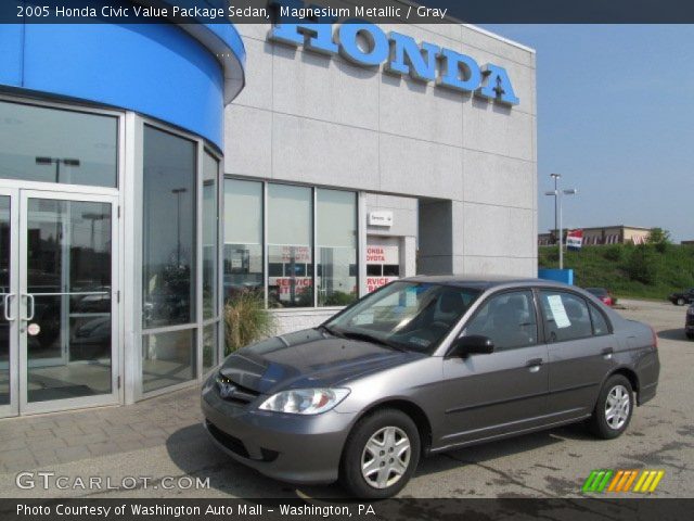 2005 Honda Civic Value Package Sedan in Magnesium Metallic
