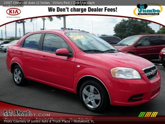 2007 Chevrolet Aveo LS Sedan in Victory Red