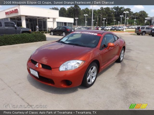 2008 Mitsubishi Eclipse GS Coupe in Sunset Orange Pearlescent