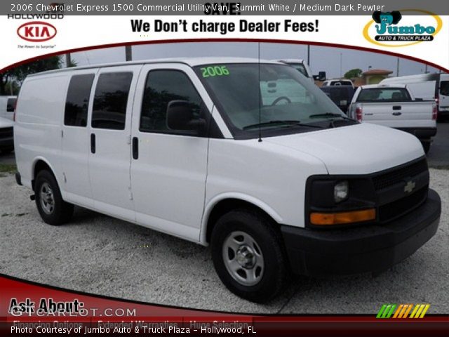 2006 Chevrolet Express 1500 Commercial Utility Van in Summit White