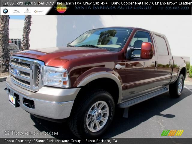 2005 Ford F250 Super Duty King Ranch FX4 Crew Cab 4x4 in Dark Copper Metallic