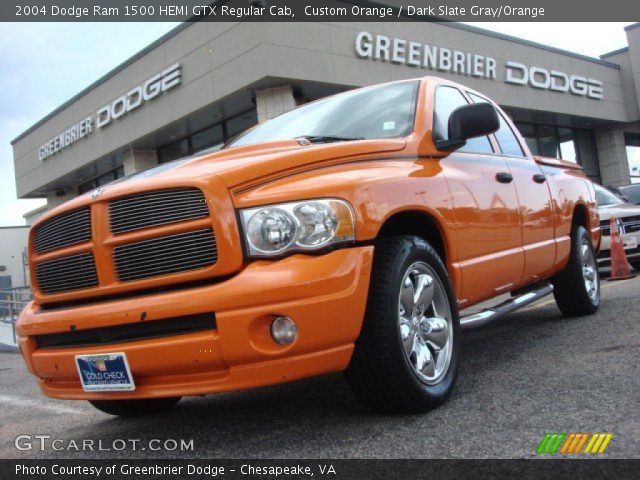 2004 Dodge Ram 1500 HEMI GTX Regular Cab in Custom Orange