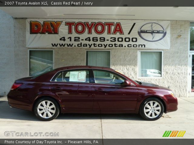 2007 Toyota Avalon XLS in Cassis Red Pearl