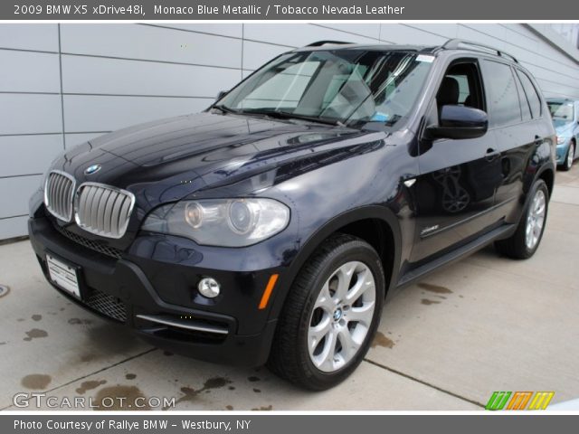 2009 BMW X5 xDrive48i in Monaco Blue Metallic