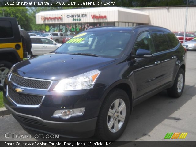 2012 Chevrolet Traverse LT AWD in Dark Blue Metallic