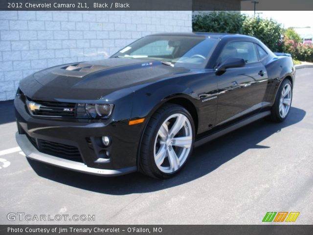 Black 2012 Chevrolet Camaro Zl1 Black Interior