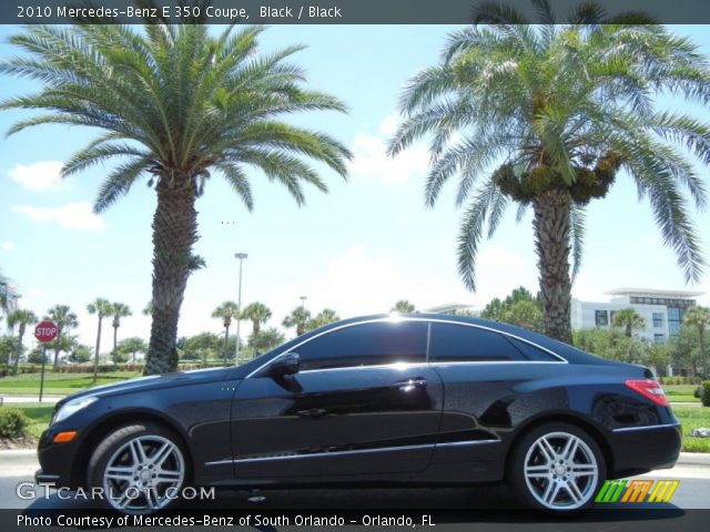2010 Mercedes-Benz E 350 Coupe in Black