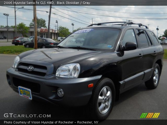 2006 Hyundai Santa Fe GLS 4WD in Black Obsidian