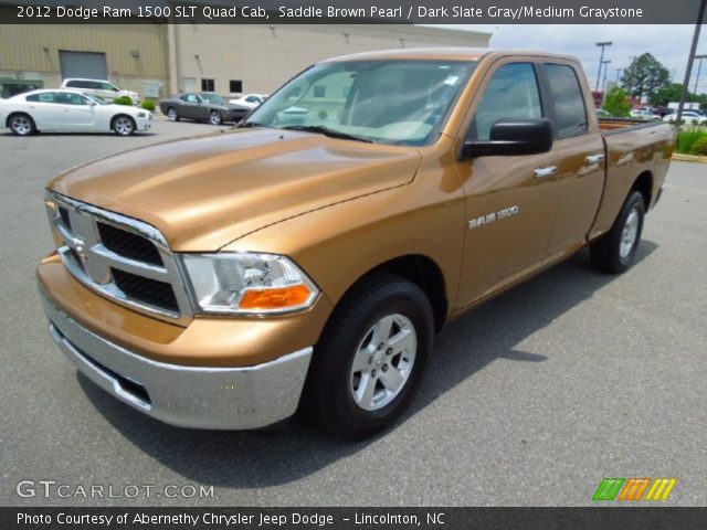 2012 Dodge Ram 1500 SLT Quad Cab in Saddle Brown Pearl