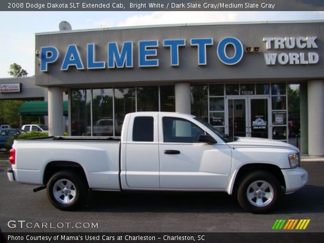 2008 Dodge Dakota SLT Extended Cab in Bright White