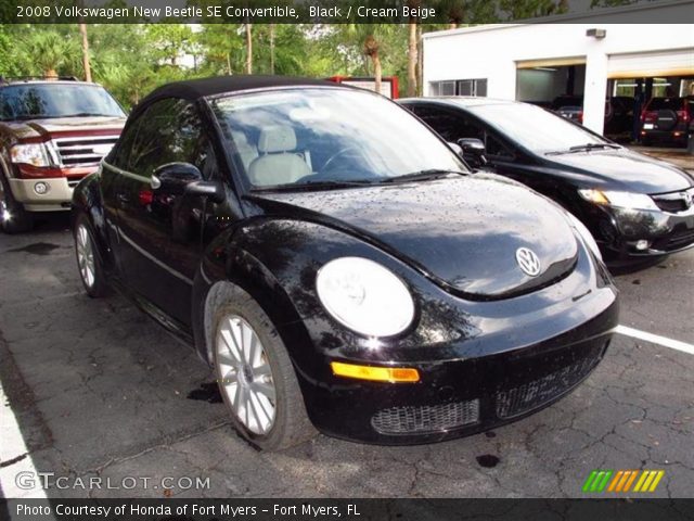 2008 Volkswagen New Beetle SE Convertible in Black