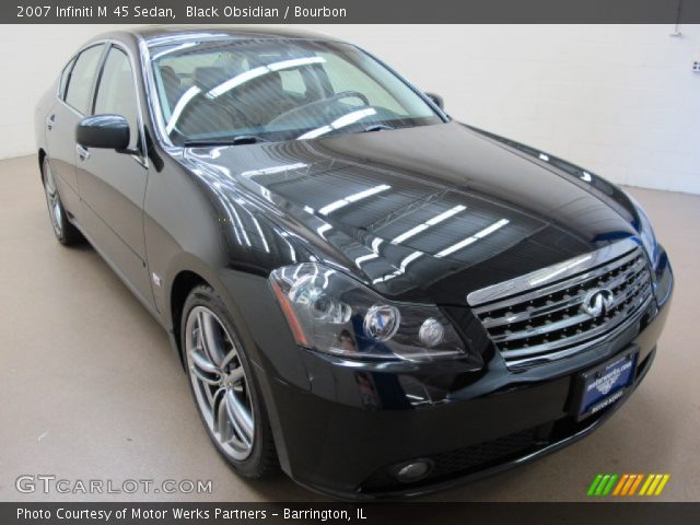 2007 Infiniti M 45 Sedan in Black Obsidian