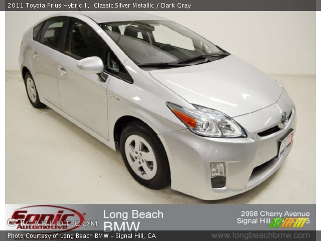 2011 Toyota Prius Hybrid II in Classic Silver Metallic