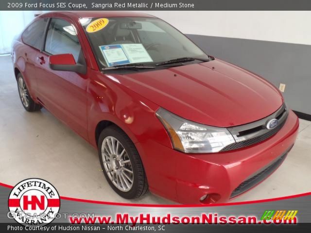 2009 Ford Focus SES Coupe in Sangria Red Metallic