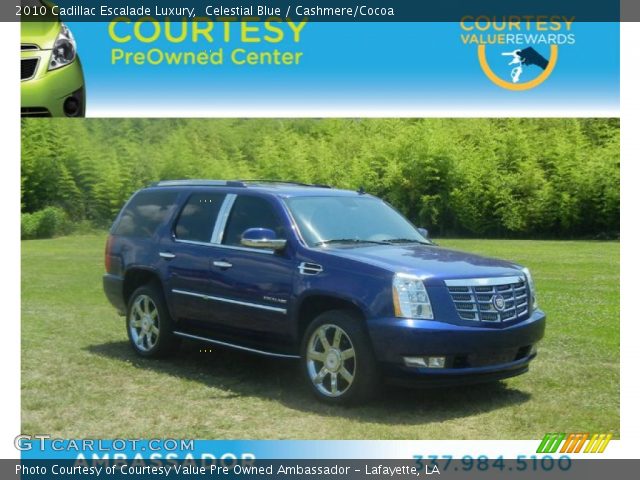 2010 Cadillac Escalade Luxury in Celestial Blue