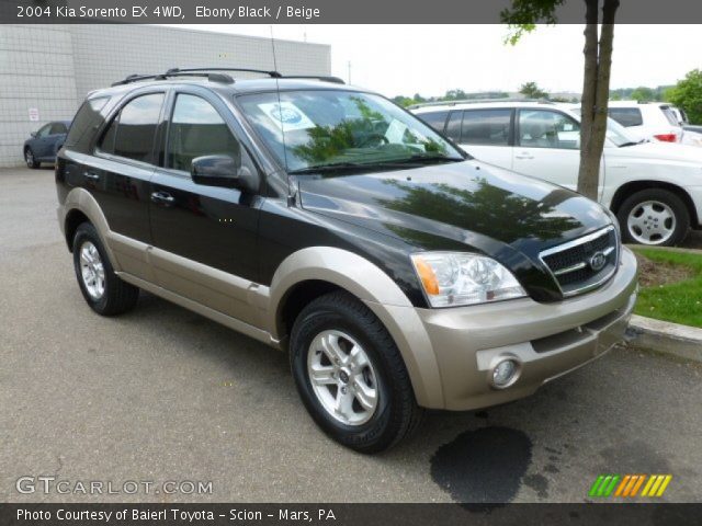 2004 Kia Sorento EX 4WD in Ebony Black