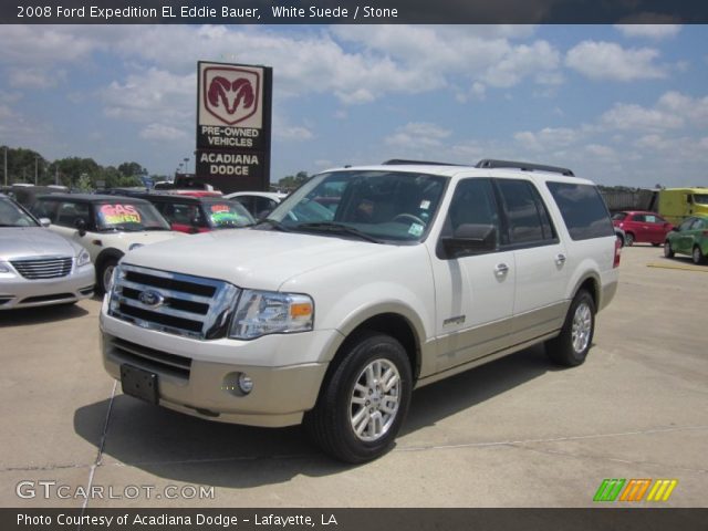 2008 Ford Expedition EL Eddie Bauer in White Suede