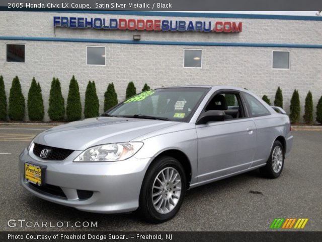 2005 Honda Civic LX Coupe in Satin Silver Metallic