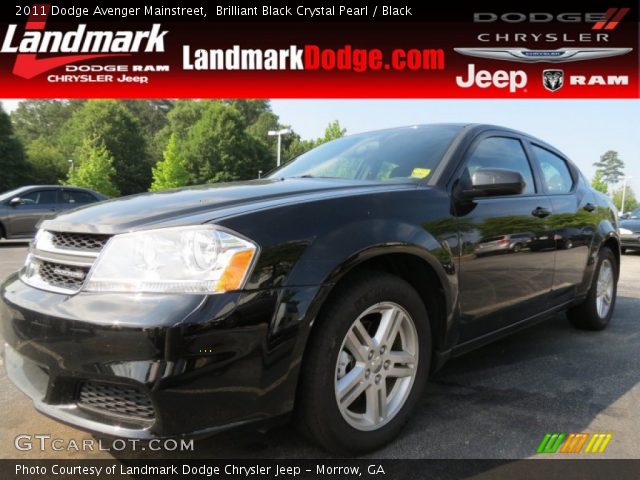 2011 Dodge Avenger Mainstreet in Brilliant Black Crystal Pearl