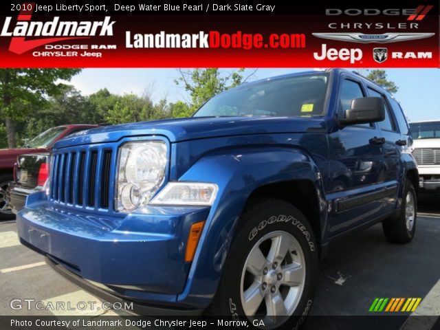 2010 Jeep Liberty Sport in Deep Water Blue Pearl