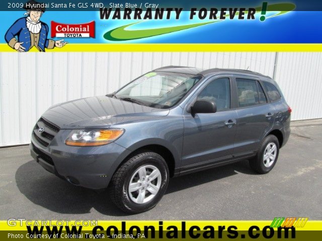 2009 Hyundai Santa Fe GLS 4WD in Slate Blue