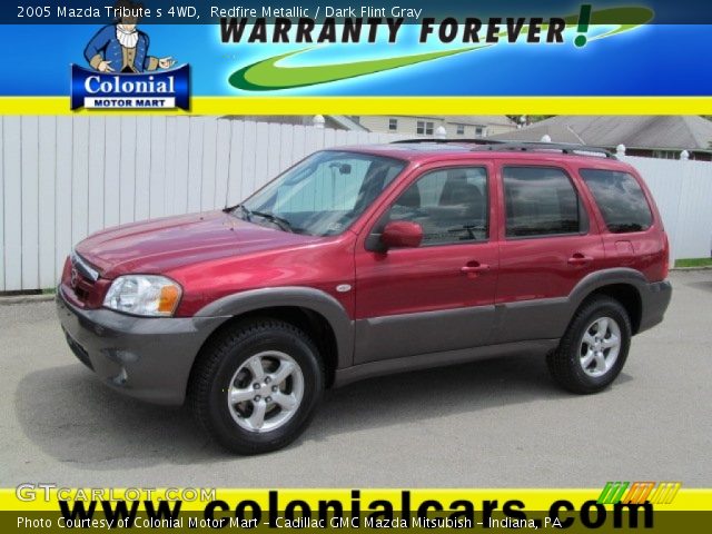 2005 Mazda Tribute s 4WD in Redfire Metallic